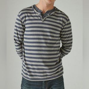 NWT Lucky Brand Men’s Long Sleeve Striped Shirt